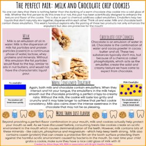 The perfect pairing: milk and chocolate chip cookies